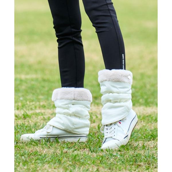 23区ゴルフ　 ホワイトキルティングスカート &レッグウォーマー 23区GOLF 【WOMEN】【大人気アイテム】ショートレッグウォーマー