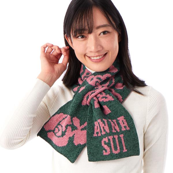 【美品】アナスイ-ANNA SUI-フェイクレイヤードブラウスニット アナ スイ(ANNA SUI) 2019-20年秋冬ウィメンズコレクション