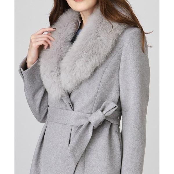 専用PIERRE BALMAIN カシミヤ コート ブルーフォックスファー 専用PIERRE BALMAIN カシミヤ コート ブルーフォックスファー