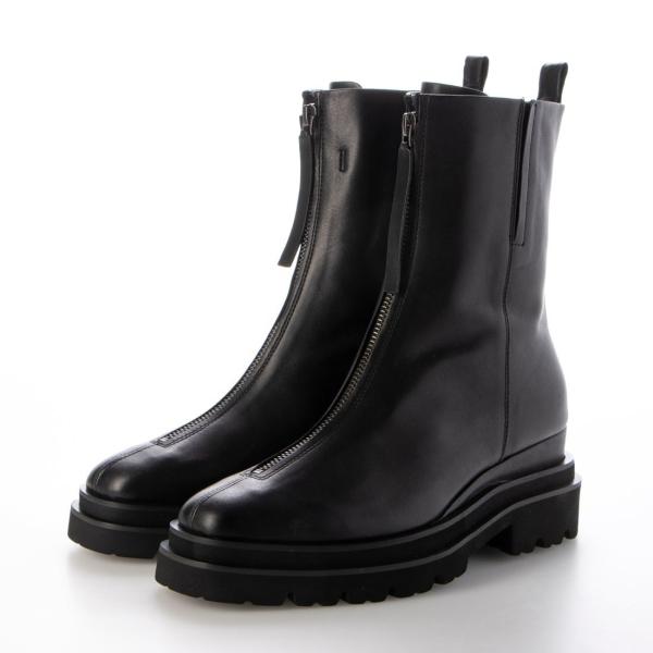 WORKS 24秋冬新作6.5cm本革厚底センターファスナーブーツ : マルイ