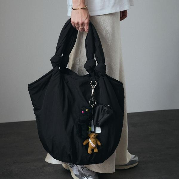 【美品】ブラックナイロンレザーバック DOUBLES BLACK サコッシュ 防水牛革×CORDURAナイロン×ハイパロン