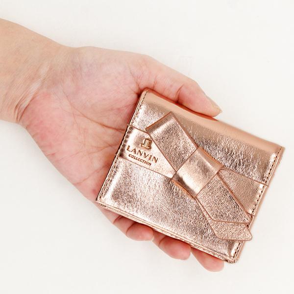 国内発送 LANVIN ☆ラペリリュクスパース BOX型小銭入れ LANVIN COLLECTION 【ランバンコレクション】ラペリリュクス