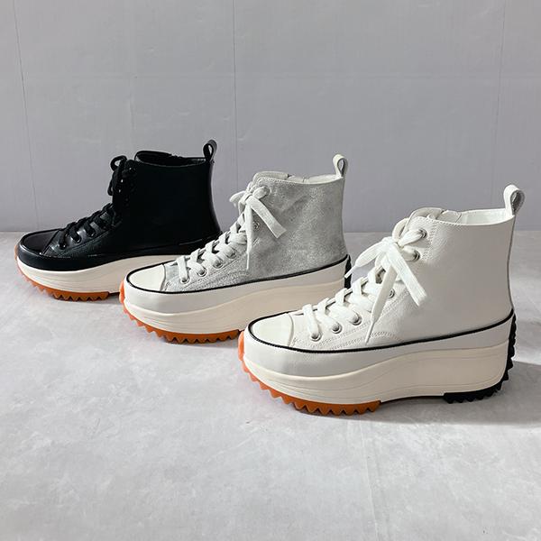 ヌーベルヴォーグ リラックス（NOUBEL VOUG Relax）/【25秋冬新作】【人気商品】厚底 サイドファスナー ハイカット レースアップスニー… Noubel Voug Relax（ヌーベルヴォーグリラックス） 【25秋冬新作