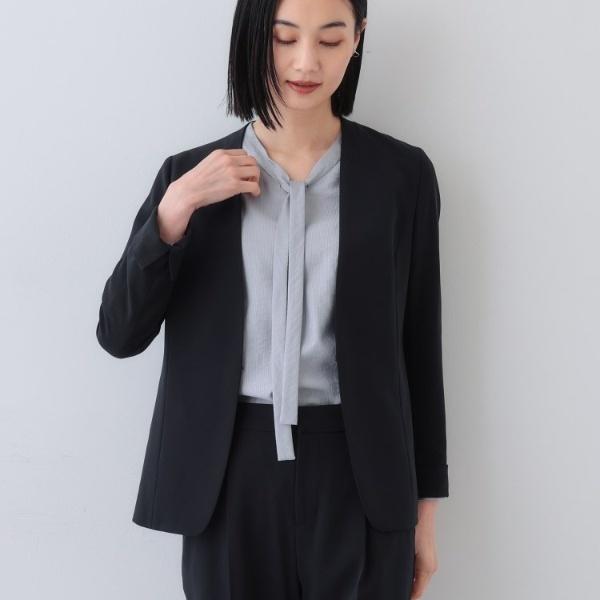 INDIVI（インディヴィ） 【洗える／UVケア／スーツ】ストレッチノー