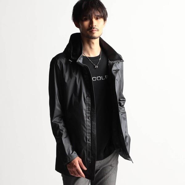 ニコルクラブフォーメン（NICOLE CLUB FOR MEN）/ストレッチシャンブレー　スタンドブルゾン NICOLE CLUB FOR MEN（ニコルクラブフォーメン） ストレッチ