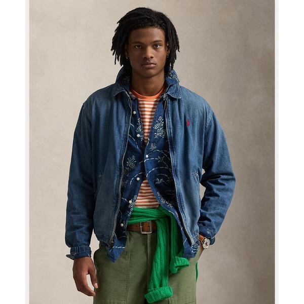 Polo by Ralph Lauren 総柄 テーラードジャケット インディゴ POLO RALPH LAUREN（ポロ・ラルフローレン） ベイポート インディゴ