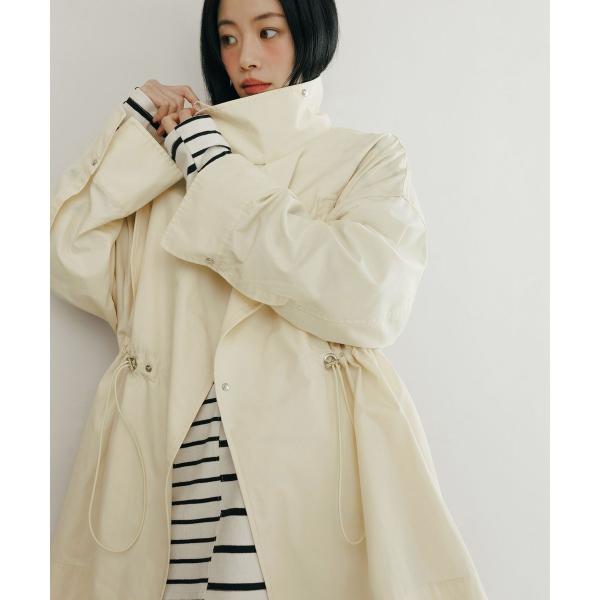 Adam et Rope' アダムエロペ スタンドカラーハーフモッズコート ADAM ET ROPE'（アダムエロペ） 【WEB限定】スタンドカラーハーフ