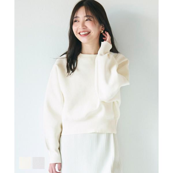 型番：36-240903001-09ブランド：コカ商品名：スポンディッシュニットトップス 全2色カラー：アイボリー/ライトグレー