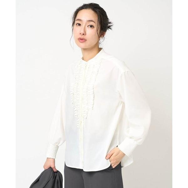 ジョルジュ・レッシュ（ES RECH）/スタンドカラーフリルブラウス GEORGES RECH（ジョルジュ・レッシュ） スタンドカラーフリルブラウス