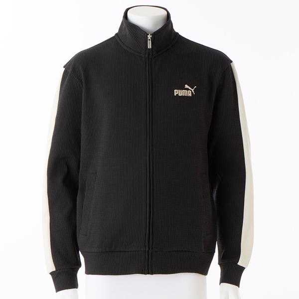 【L】PUMA プーマ CORE HERITAGE ワッフル トラックジャケット PUMA（プーマ） PUMA/プーマ/CORE HERITAGE ワッフル トラック