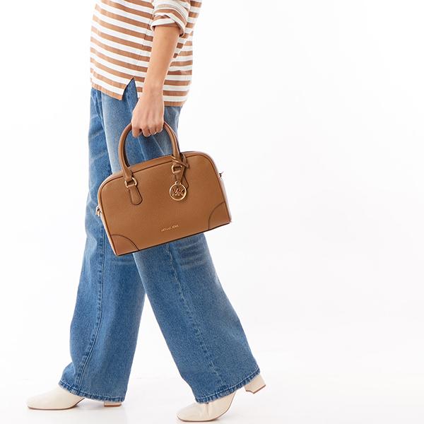 MICHAEL KORS（マイケルコース） THOMPSON ぺブル レザー サッチェル