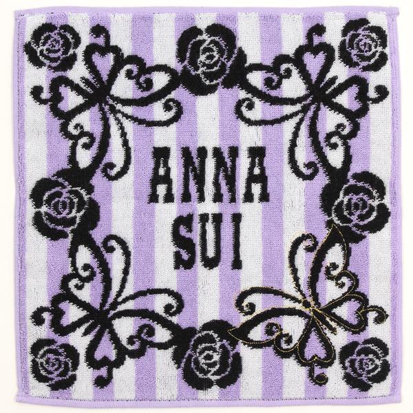 ANNA SUI アナスイ タオルハンカチ（パッケージ入り）ストライプ
