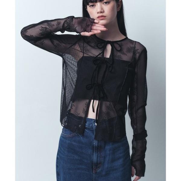 ◇tulle lace ribbon blouse : マルイ(丸井)Yahoo!店 - 通販 - Yahoo
