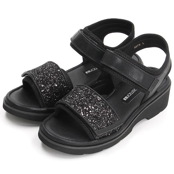 composition9 コンポジションナイン 2711 レディース サンダル ストラップ ウェッジ グリッター ラメ レザー 本革 日本製 靴 Composition9（コンポジションナイン） グリッターストラップ