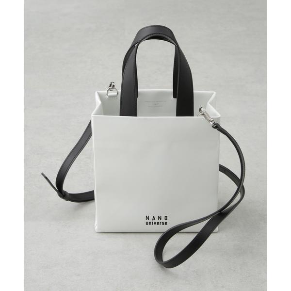 UNKNOWN PRODUCTS 別注Leather Paper Bag S 白 UNKNOWN PRODUCTS / 別注 Leather Paper Bag Small