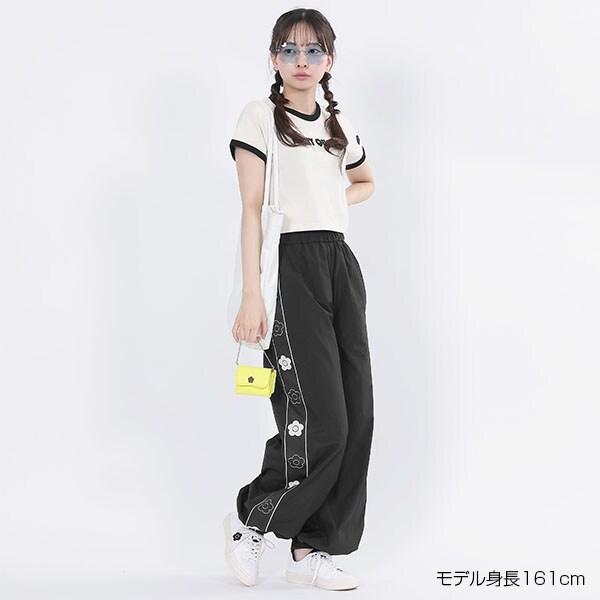 MARY QUANT マリークワント ナイロン 花柄 デイジーラインパンツ MARY QUANT（マリークヮント） デイジーライン パンツ : マルイ(丸井