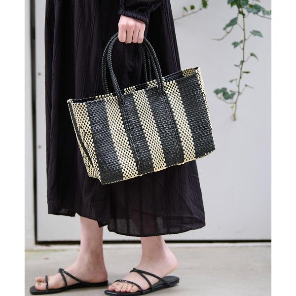 ハートのメルカドバッグ（送料込み!） メキシコ製】メルカドバッグ蓋付きM ボックス型（ハート柄