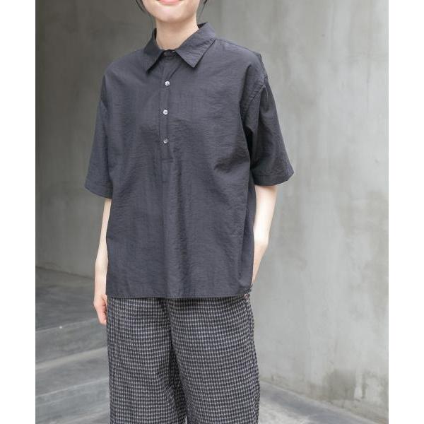 【アーバンリサーチドアーズ】FORK&SPOON　Nylon Woolプルオーバーシャツ URBAN RESEARCH DOORS｜FORK&SPOON Nylon Woolプルオーバー