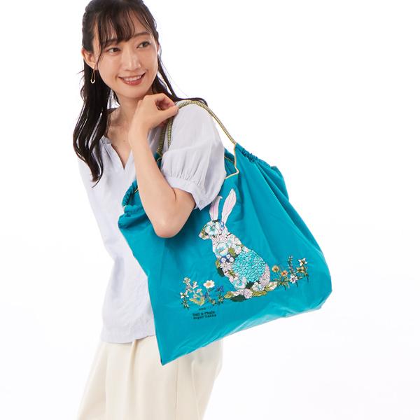 SUPER HAKKA  刺繍モッズコート コットンナイロン+メッシュフラワーパレットプリントフーディ