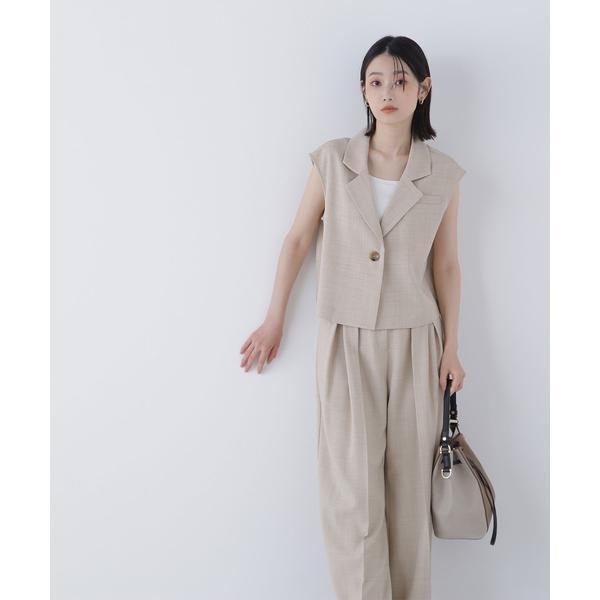 NATURAL BEAUTY BASIC クロップドジレセットアップ : マルイ