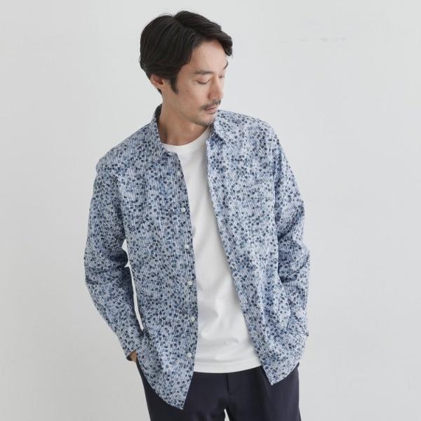 TAKEO KIKUCHI（タケオキクチ） 【Sサイズ〜】ストライプ小花 長袖