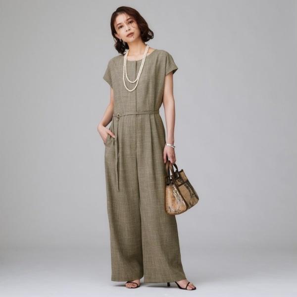 UNTITLED アンタイトル 【こなれ感】リラクシオン ツイル オールインワン UNTITLED アンタイトル 【こなれ感】リラクシオン ツイル オールインワン