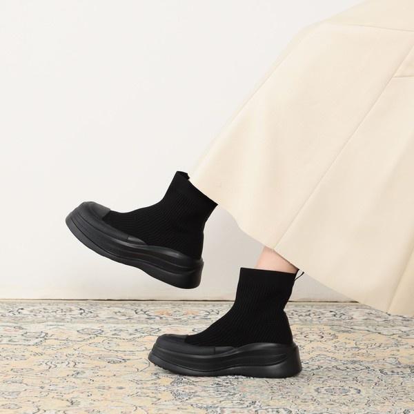 NICOLE white（ニコルホワイト） 【WALDO】撥水糸軽量スニーカーブーツ