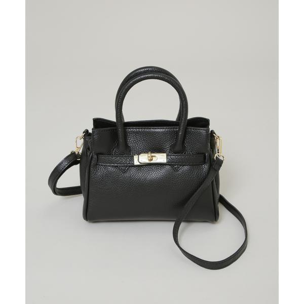 AULENTTI made in Italy黒レザー ターンロック AULENTTI／ターンロックモチーフバッグ : マルイ(丸井)Yahoo!店 - 通販