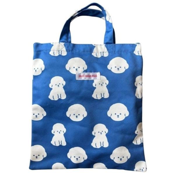 型番：MM04-Aブランド：mill and moi商品名：ビション フリーゼ 2way トートバッグ ミルアンドモイ 韓国 推し活カラー：ブルー