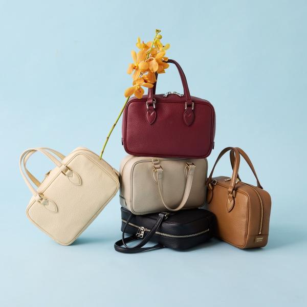 russet（ラシット） シュリンクレザー2WAYミニボストンバッグ(CE-1581