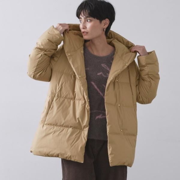OPAQUE.CLIP（オペークドットクリップ） 撥水フードミドルダウンコート