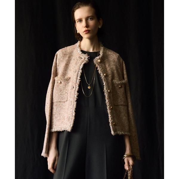 23区 【見上愛さん着用/GLOW11月号掲載】ツイード ニット ジャケット