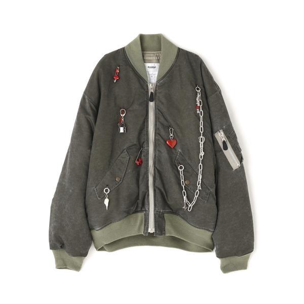 doublet／ダブレット／KEY CHAIN DECORATED BOMBER JACKET : マルイ 