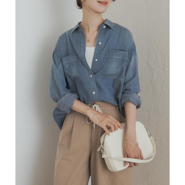 URBAN RESEARCH DOORS シアーデニムシャツ : マルイ(丸井)Yahoo