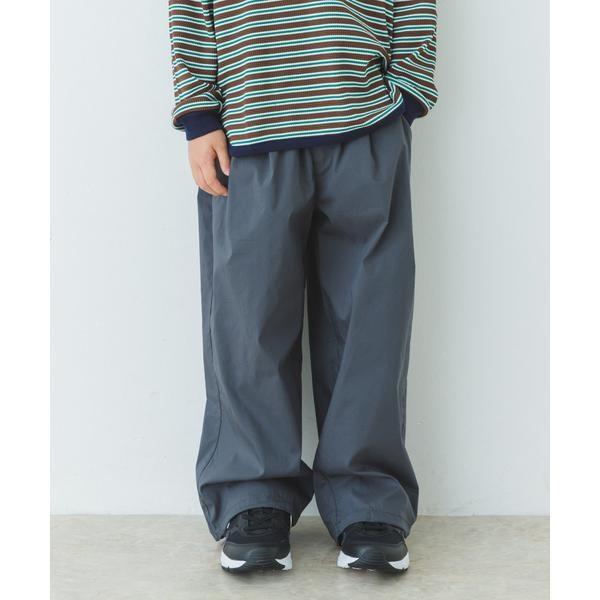 型番：DRA6-34G314ブランド：アーバンリサーチ ドアーズ商品名：吸水速乾ウエストタックパンツ(KIDS)カラー：チャコールグレー/カーキ