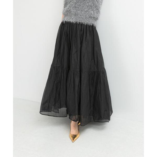 アーバンリサーチ ロッソ（URBAN RESEARCH ROSSO）/MARILYN MOON　sheer cotton gather skirt URBAN RESEARCH ROSSO（アーバンリサーチ ロッソ） MARILYN MOON sheer