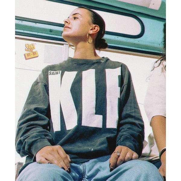 セントマイケル KLF_LS TEE / WHITE KLF ROYAL FLASH SAINT MICHAEL／セントマイケル／KLF_LS TEE／WHITE