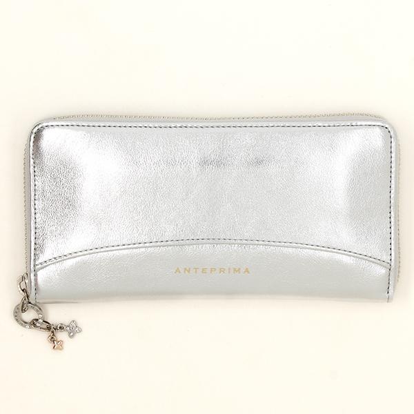 新品　ANTEPRIMA 長財布　シルバー ANTEPRIMA アンテプリマ ETERNA エテルナ ラウンドファスナー長財布