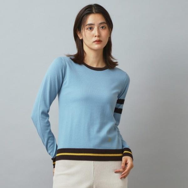 ドレステリア（DRESSTERIOR）/ファインメリノクルーネックラインプルオーバー DRESSTERIOR（ドレステリア） ファインメリノクルーネックラインプル