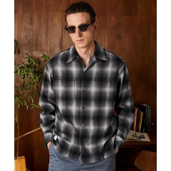 OMBRE CHECK FLANNEL LS SHIRT／オンブレチェック フランネル LSシャツ