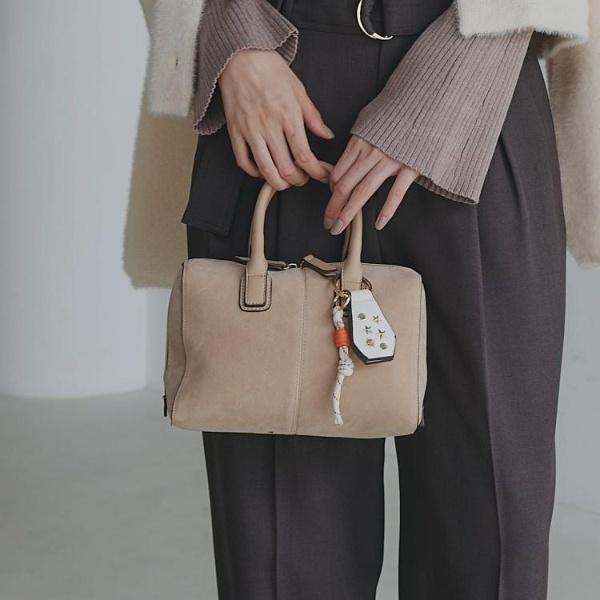 THE SHOP TK チャーム付きスエードミニボストンバッグ : マルイ(丸井