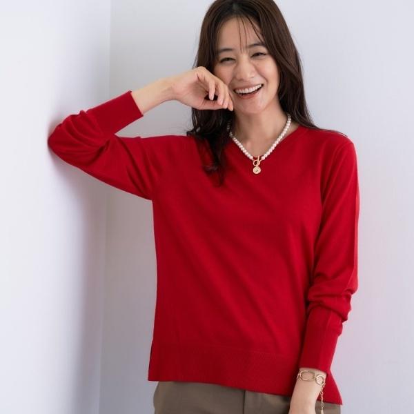 INDIVI（インディヴィ） 【洗える／毛玉になりにくい】エクストラ