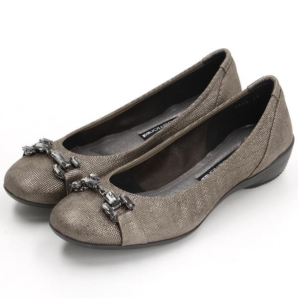 コンポジション9（composition9）/リボンモチーフスタイリッシュコンフォートフラットシューズ? Composition9（コンポジションナイン） リボンモチーフスタイリッシュ