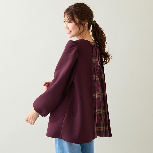 Rose Tiara（ローズティアラ） チェック切替プルオーバー : マルイ