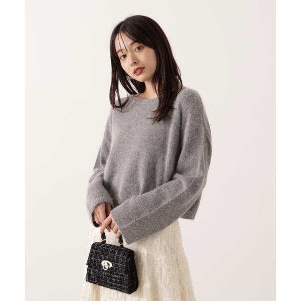 プロポーション ボディドレッシング（PROPORTION BODY DRESSING）/ショートFOX混ニット 25AW PROPORTION BODY DRESSING（プロポーションボディドレッシング