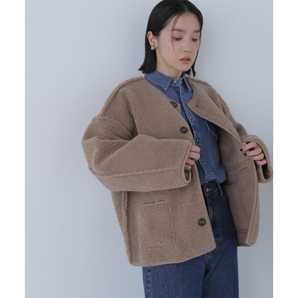 NATURAL BEAUTY BASIC リバーシブルフェイクスウェードコート NATURAL BEAUTY BASIC（ナチュラルビューティーベーシック