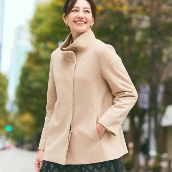 Reflect（リフレクト） 【衿が顔に当たらない◎】スタンドネックミドル