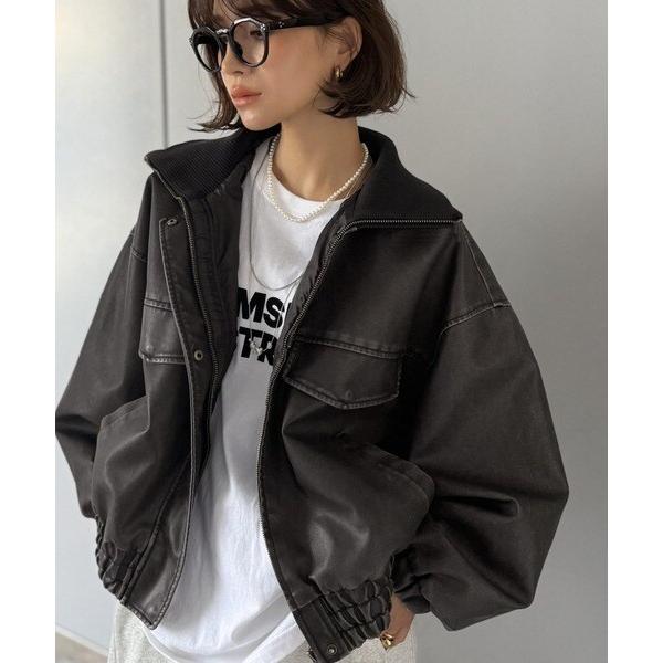 JaVaジャバコラボ》ゆるっとシルエット。ヴィンテージ加工フェイク