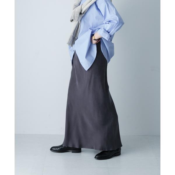 かぐれ 『2サイズ展開』ハイカウントキュプラスカート : マルイ(丸井