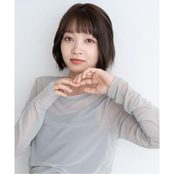 型番：ST-25039ブランド：スウィートマミー商品名：シャーリングシアートップスカラー：ブラック/グレー